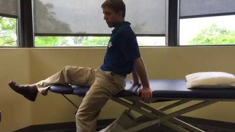 Sciatic nerve glide