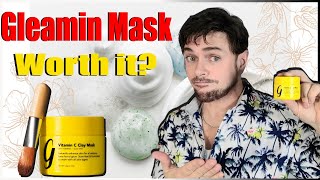 Gleamin Vitamin C Clay Mask Review | Does It Work? Is it Worth it? | Chris Gibson