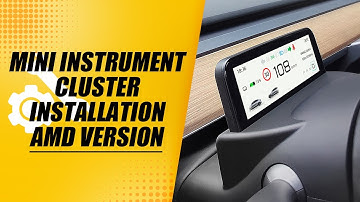 Mini instrument cluster installation-----AMD version