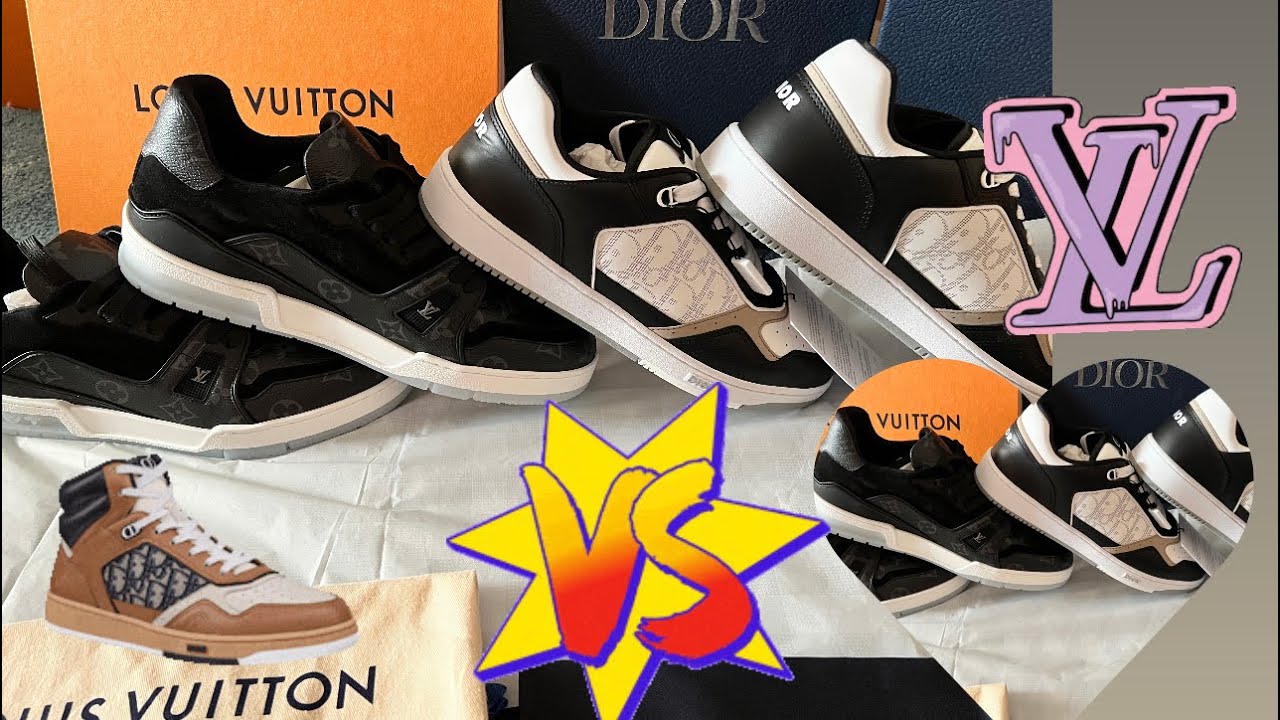 Louis Vuitton trainer Vs Dior trainer , which is your favourite ? 