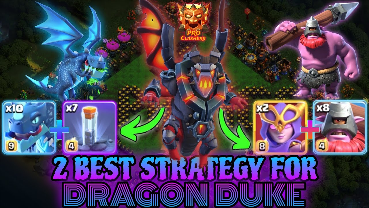 2 Best Strategy That Work Fine With New Hero (Dragon Duke). E-Dragons And Thrower Strategy. Army 👇