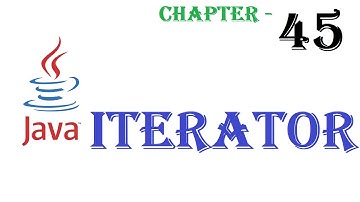 Iterator in JAVA - Java tutorial - w3Schools - Chapter-45   English