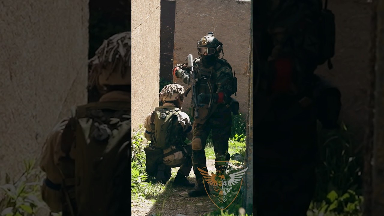 That corner in CQB is BRUTAL #shorts #milsim #fyp #zulu24 #airsoft #cqb