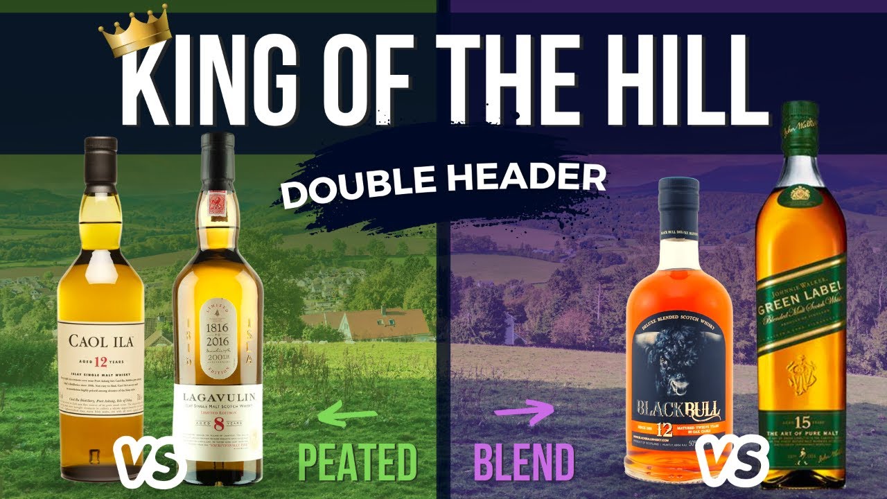 Lagavulin 8 vs Caol Ila 12 & Compass Box Artist Blend vs Black