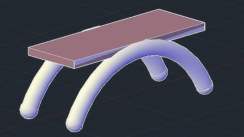 3D - Coffee Table AutoCad 2013/2014