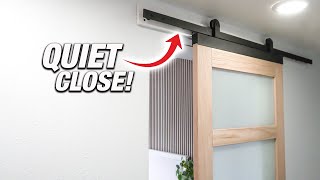 How To Install A Soft Close Hanging Barn Door! | DIY screenshot 4