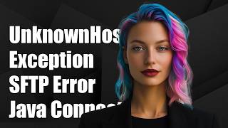 UnknownHostException occures when connecting SFTP using Java