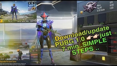 HOW TO UPDATE  PUBG MOBILE... NEW ERA 1.0 ? ONLY IN  IPHONE /ANDROID