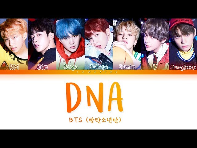 BTS (방탄소년단) - DNA [Color Coded Lyrics/Han/Rom/Eng/가사] class=