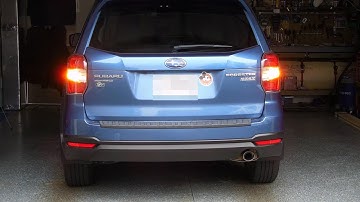 Subaru LED turnsignal and flashers light upgrade to LED