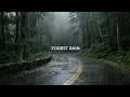 The Freshness of the Forest and Rain Sounds. White Noise for Relieving Stress, Fast Sleep