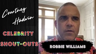 Robbie Williams Shout-out to Courtney Hadwin - Playing her Cover