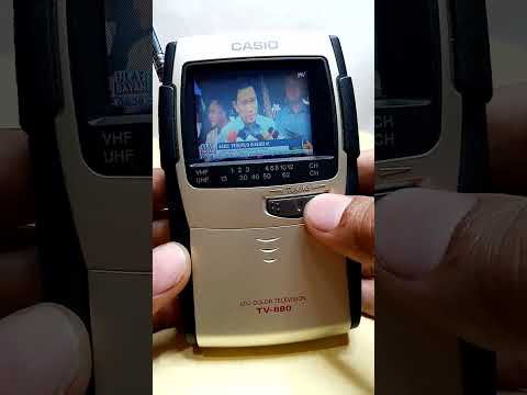 CASIO TV-880 LCD Color Television || Pocket Size Television #shorts #shortvideo