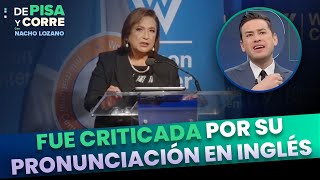 Xóchitl Gálvez es criticada por la pronunciación de una frase en inglés | DPC con Nacho Lozano