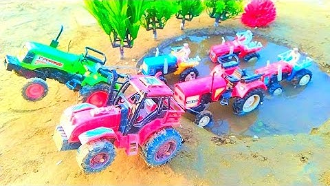 Diy tractor stuck in mud mini science project || Part#15 || Tractor Video || @shubbucreator