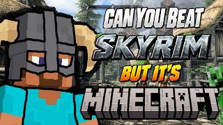 I Beat Skyrim… In Minecraft Update