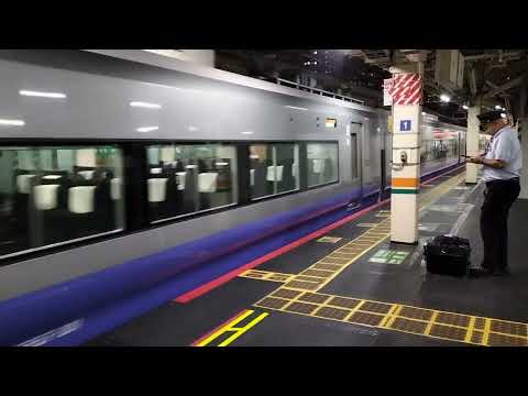 E657系カツK1編成フレッシュひたち青(ブルーオーシャン)塗装東京駅発車