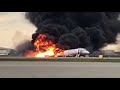 АВАРИЯ ГОРЯЩИЙ САМОЛЁТ МОСКВА ШЕРЕМЕТЬЕВО || ACCIDENT FIRE OF THE PLANE IN Sheremetyevo