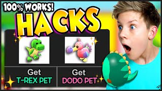 100% WORKS! HACK TO HATCH LEGENDARY Fossil Pet! How to Hatch T-REX & DODO in Adopt Me! WORKING 2020!