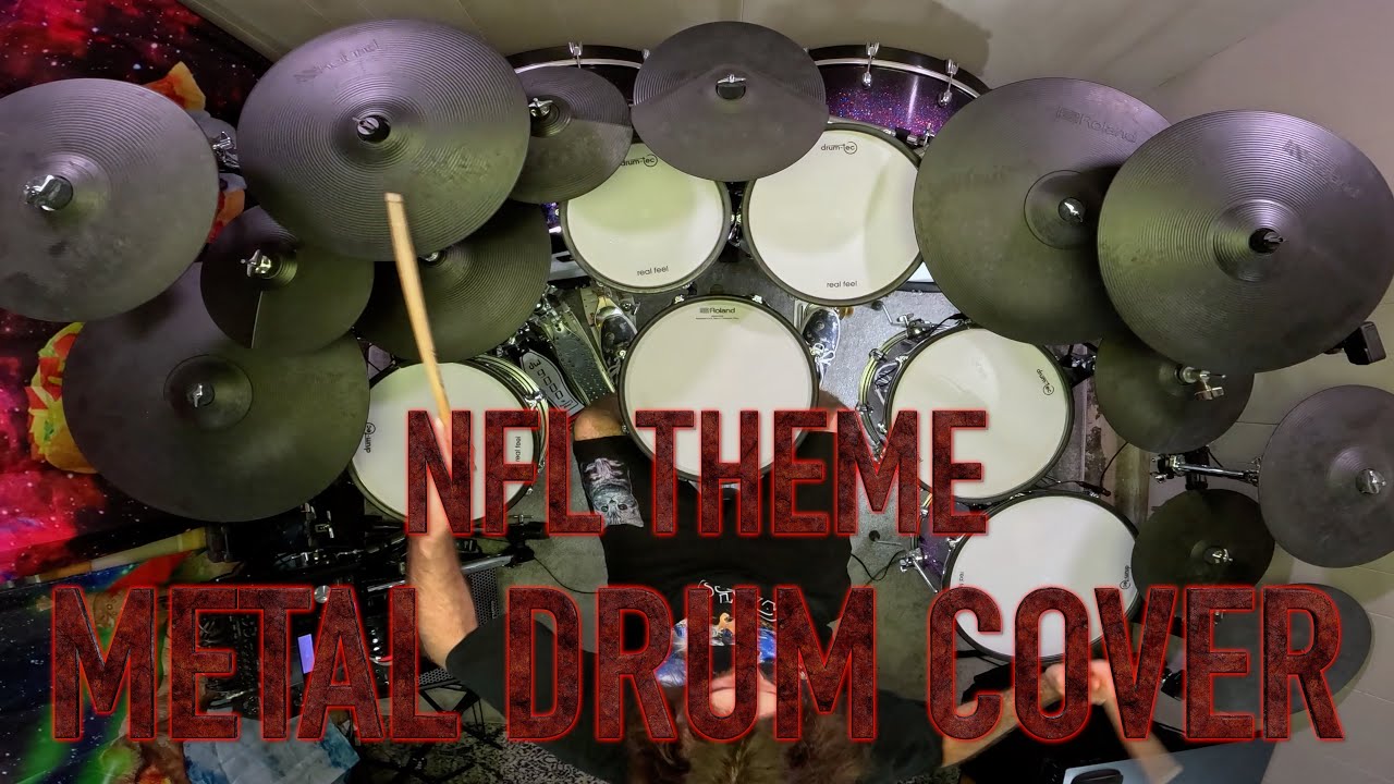 NFL Theme - Metal Drum Cover - YouTube