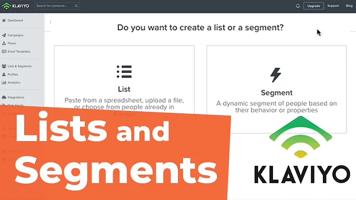 Mastering Lists and Segments in Klaviyo