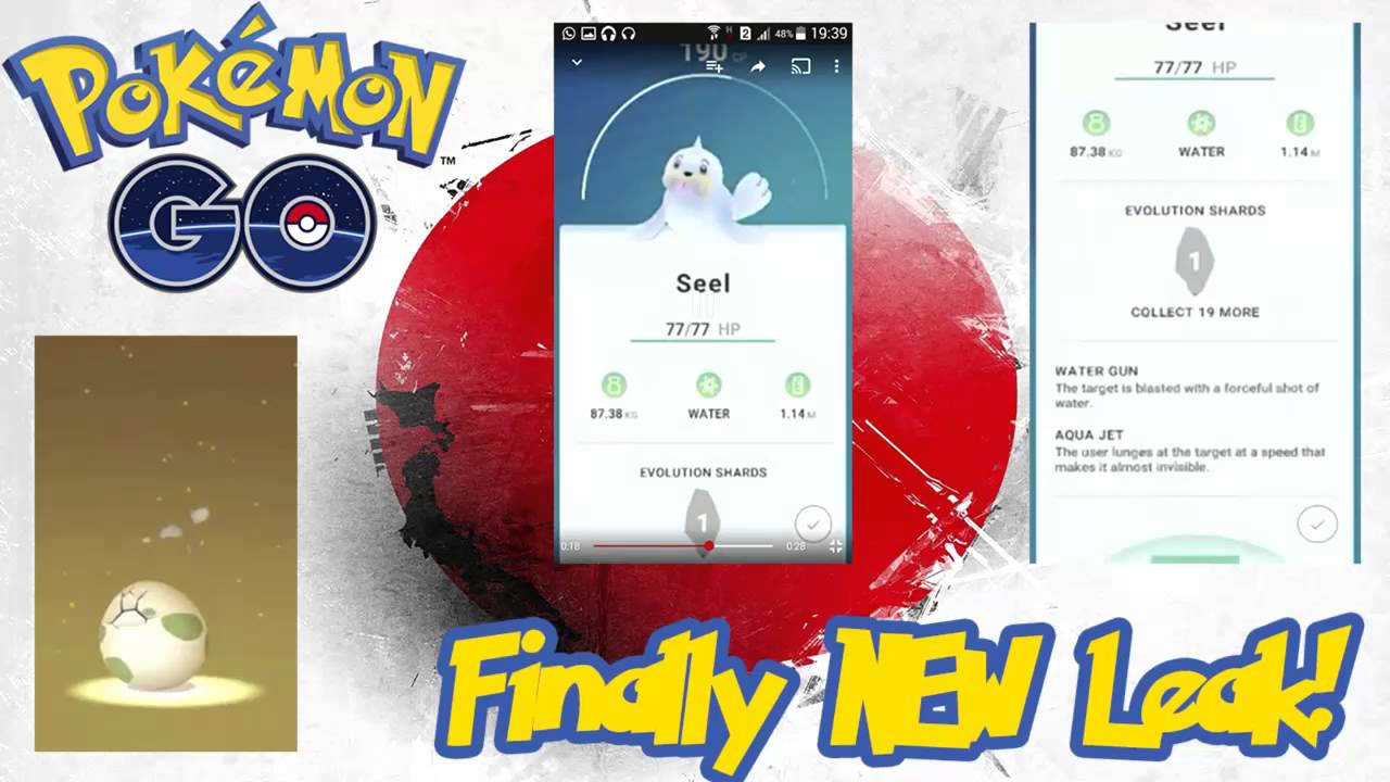 Pokemon Go New Leak Seel Hatching Gameplay YouTube Pokemon Go New Leak Seel Hatching Gameplay YouTube