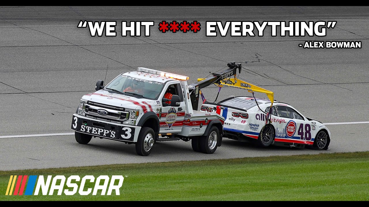 'We hit [expletive] everything' | NASCAR Race Hub's RADIOACTIVE from Michigan