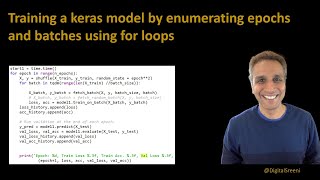 246 - Training a keras model by enumerating epochs and batches