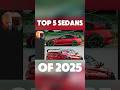 Top 5 sedans of 2025