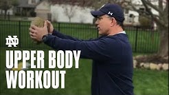 Notre Dame Football Upper Body Workout | Under Armour Home Work