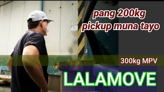 1st day byahe sa 300kg LALAMOVE delivery (MPV) 300kg