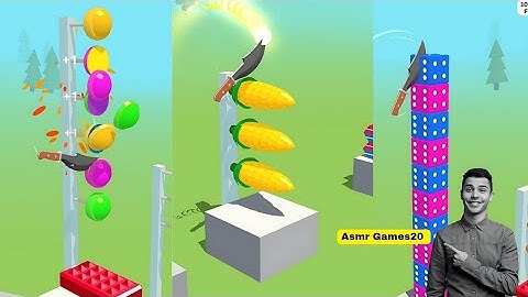 🔥🔪😊Slice it all Very satisfying and relaxing asmr Slicing Games20