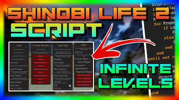 [UPDATED] ROBLOX | Shinobi Life 2 Script / Hack GUI | Infinite Levels | 50+ Buttons | *WORKING 2020*