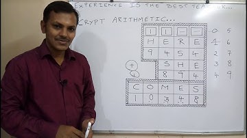 Cryptarithmetic Problem in Artificial Intelligence #infosys #cryptarithm #ai #artificialintelligence