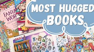 My Most Hugged Colouring Books Tag & Completed Pages!