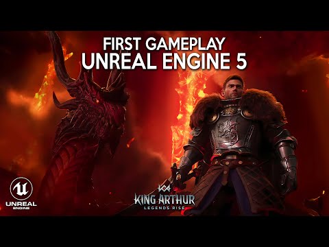 KING ARTHUR LEGENDS RISE First Gameplay in UNREAL ENGINE 5 | New Medieval RPG RTX 4090 4K 2023