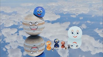 planet bouncing | Solar System Planet Size Comparison 3D