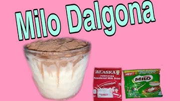 Milo Dalgona [How to Make Dalgona Milo Without Whipped Cream and Ovalette]