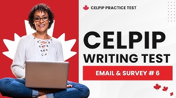 CELPIP Email & Survey Writing Mock Test #4 (Tasks 1 & 2 with Answers)