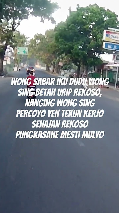 Wong sabar iku dudu wong sing betah urip rekoso‼️ #storywa #quotejowo