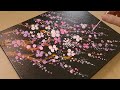 Cherry blossom tree painting / Special acrylic Painting - Jay Lee