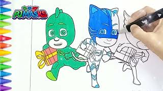 Easy Coloring Tutorial: How to Color PJ Masks | Fun Kids Art