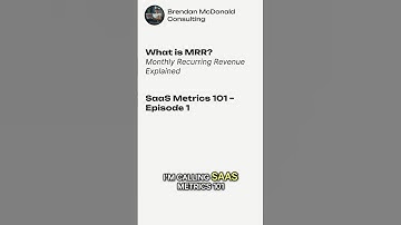 SaaS Metrics 101: MRR Explained Simply In Salesforce! #shorts
