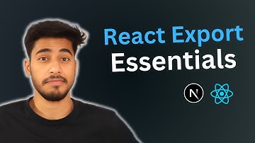 React.js and JavaScript  Export Essentials: Default vs. Named Exports Explained