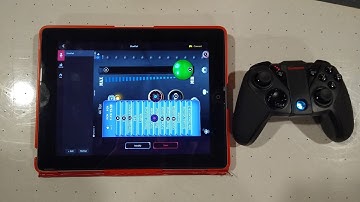 BlueRail trains operated with a Game Controller