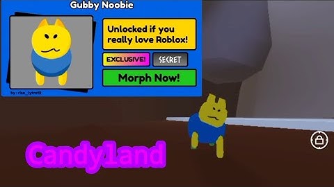 How To Get Gubby Noobie [Exclusive.Secret] | Find The Noobies Morphs Roblox