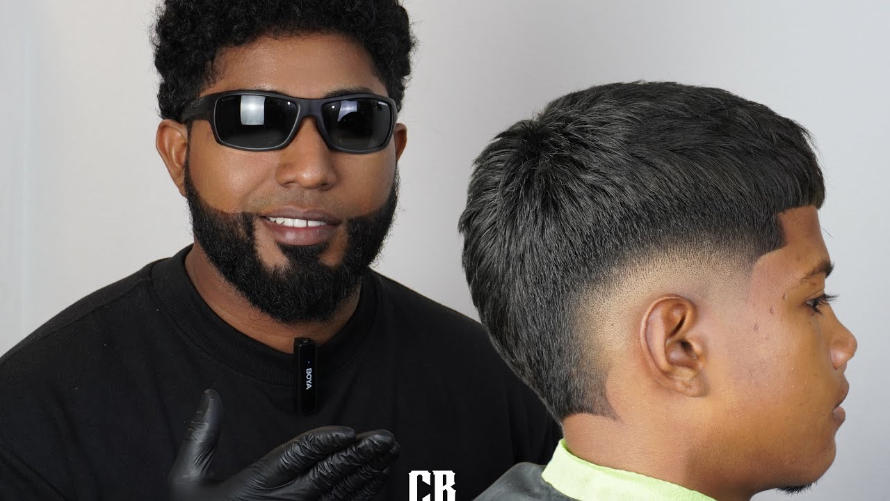 (Clase Practica) Como hacer un MOHAWK rapido con sombras revelando el secreto por Crazy Barber