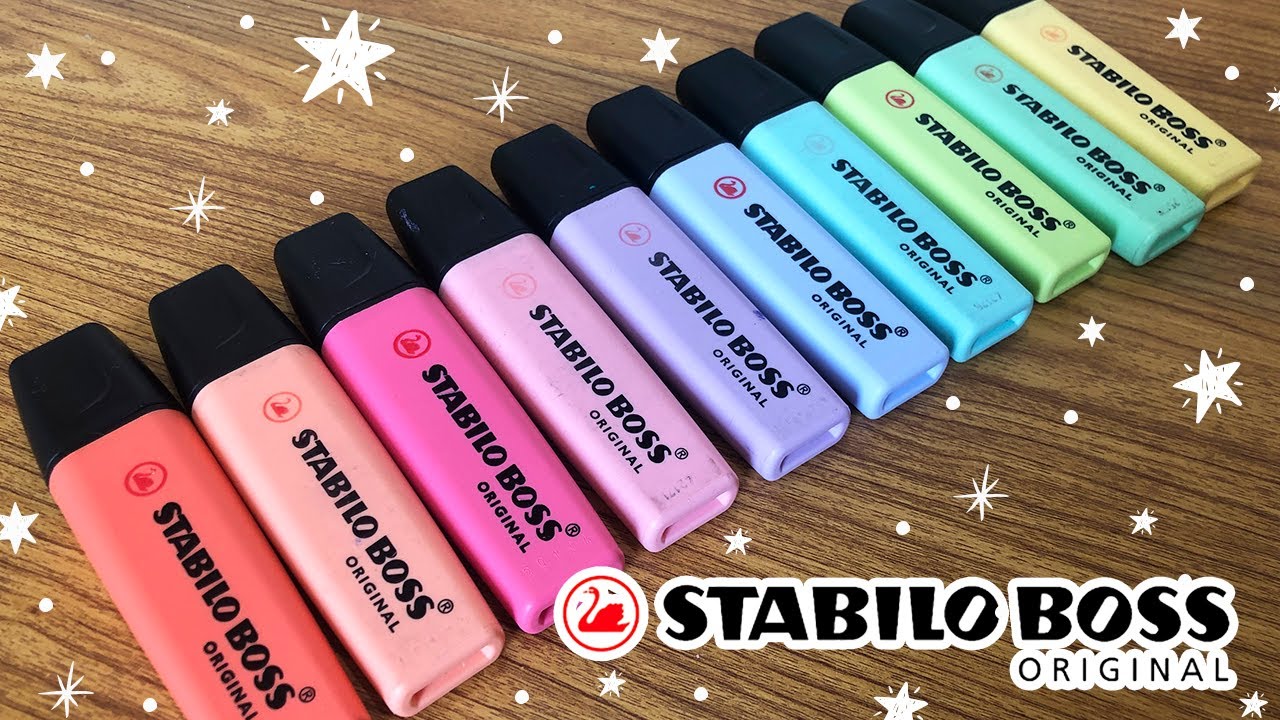 Marcadores Stabilo Boss Pastel