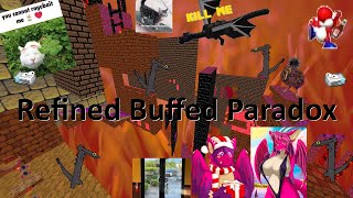 Refined Buffed Paradox (BSVol1 C15)
The big finale to this game is finally done. Imo second hardest star in the game by a small margin to HoF Buff. This star went absolutely tragically with my first choke at 12ish hours then after roughly 5 more chokes to the very end including a 42/44 and a 43/44 I finally got it at around 30-35 hours.
Spliced out a long break later in the star, Raw Footage is here: https://youtu.be/Ny9X293LUxk Refined Buffed Paradox (BSVol1 C15)