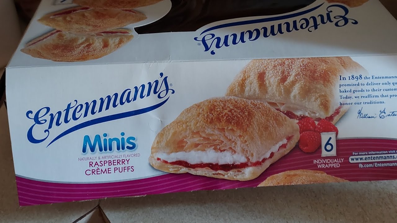Josh's Snack & Candy Reviews Entenmanns Minis Raspberry Creme Puffs ...